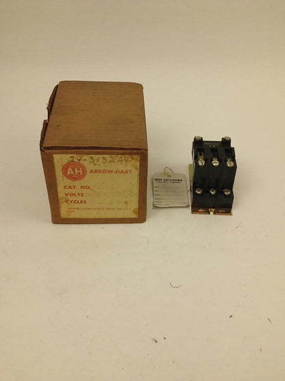 ARROW HART & HEGEMAN 27723U MAGNETIC CONTACTOR, 240V, F.L. 20A, L.R. 120A, NIB