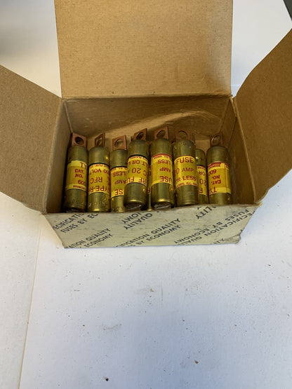 Economy Fuse RFC20 20A 600V Fuse "Lot of 10"