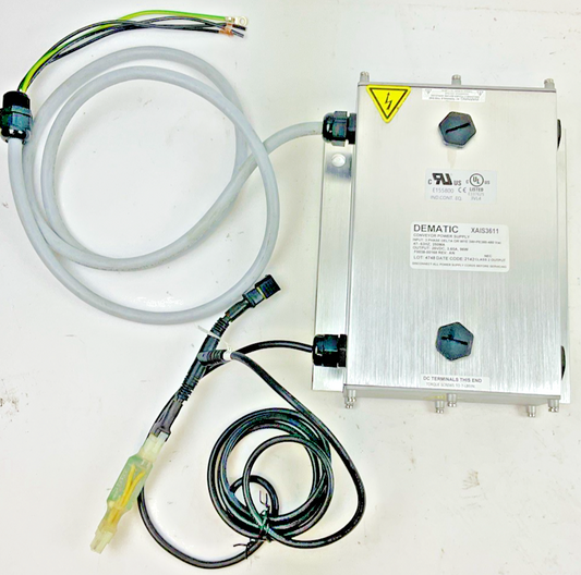 DEMATIC XAIS3611 CONVEYOR POWER SUPPLY 3PH 480VAC 26VDC REV.AN