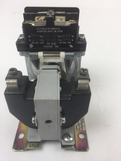 CUTLER HAMMER D80NE1A PNEUMATIC TIMER 440-480V 50/60HZ SERIES A2