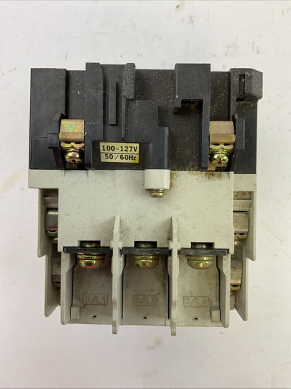 MITSUBISHI S-N50 CONTACTOR 600VAC 80A 3PH 30HP COIL 100-127V 50/60HZ