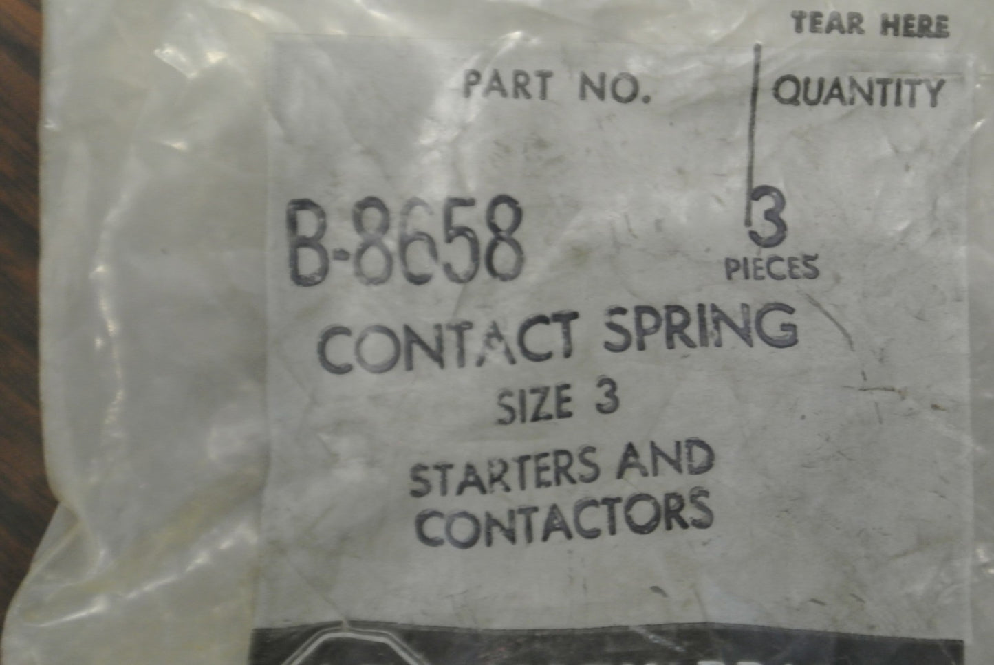 BAG of 3 / ALLEN-BRADLEY B-8658 CONTACT SPRINGS / for SIZE 3 / NEW SURPLUS
