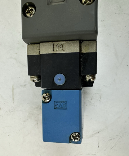 SMC VSS8-6-FG-D-3EZ-V1 SOLENOID VALVE 24VDC .075AMPS 1.8WATTS 142 PSI