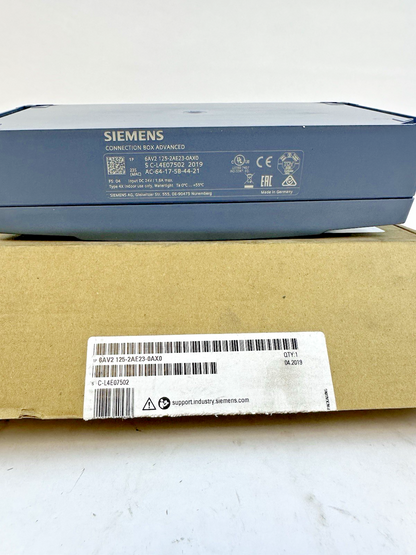 SIEMENS 6AV2 125-2AE23-0AX0 SIMATIC HMI Connection Box Advanced