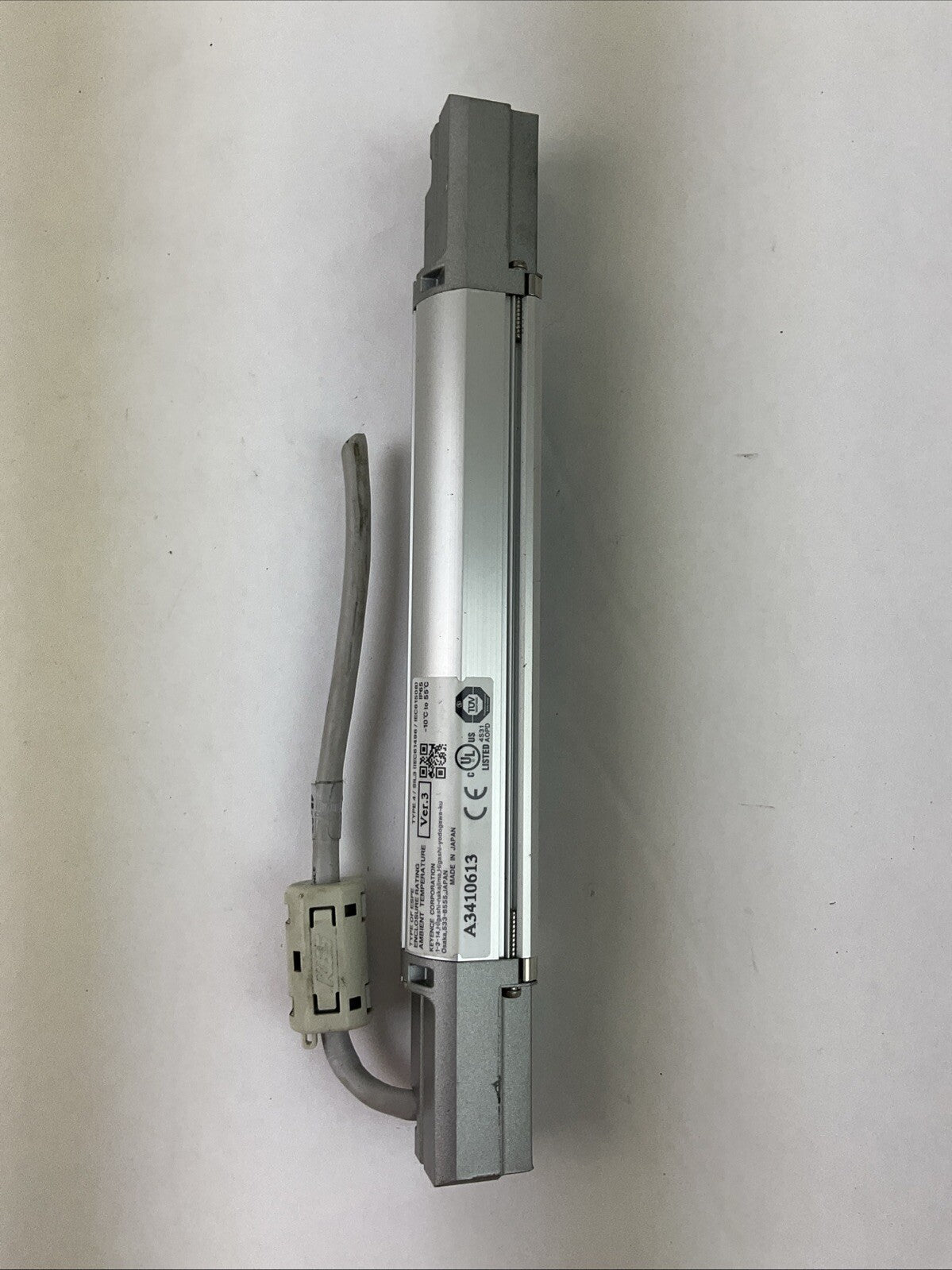 KEYENCE SL-V23F-T LIGHT CURTAIN TRANSMITTER 24VDC 83mA CLASS 2