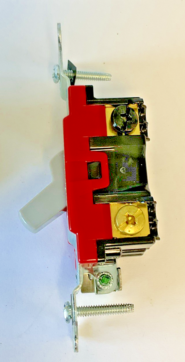 HUBBELL 1223GY TOGGLE SWITCH 3POS. 20A 120/277VAC ***LOTOF3***
