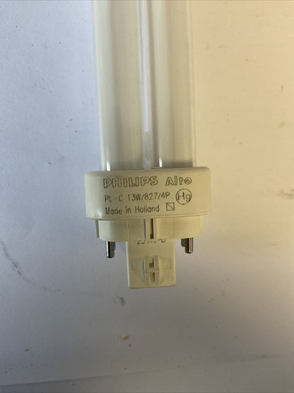 PHILIPS PL-C FLOURESCENT BULB 13W 4PIN ***LOTOF3***