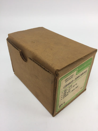 GE CR9503-209CAB202 SOLENOID PULL TYPE COIL 110V 60HZ END MTG STROKE 1-INCH MAX
