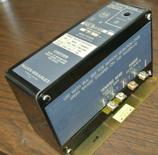 ALLEN-BRADLEY 870M-ZOD93 Ser. A / MOTION DETECTOR 8-15 RPM / NEW SURPLUS