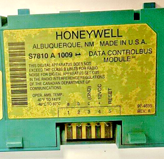 HONEYWELL S7810 A 1009 DATA CONTROL MODULE REV.A