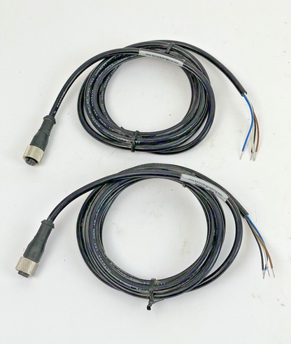 BANNER ENGINEERING -MQDC-406 *LOT OF 2* - SINGLE ENDED CORSET - 4 PIN FEMALE