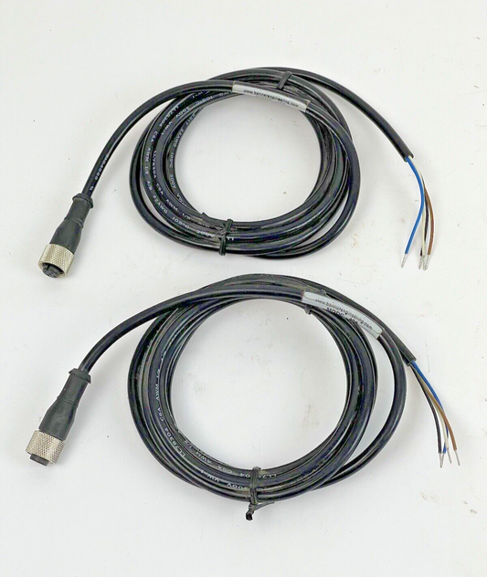 BANNER ENGINEERING -MQDC-406 *LOT OF 2* - SINGLE ENDED CORSET - 4 PIN FEMALE