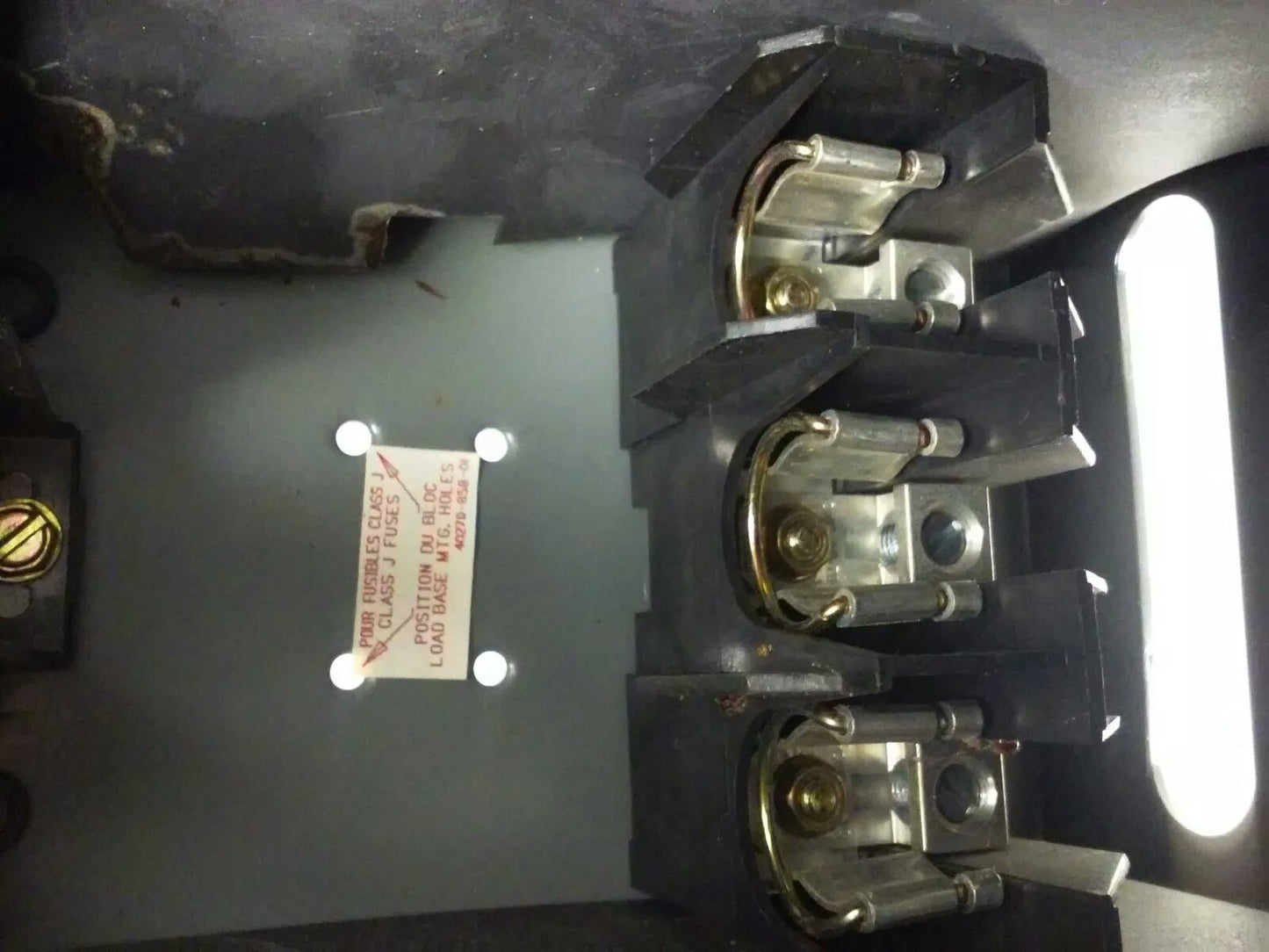 SQUARE D QMB361TW SERIES E1 FUSIBLE TWIN PANELBOARD SWITCH 30A 600V 3P 20HP