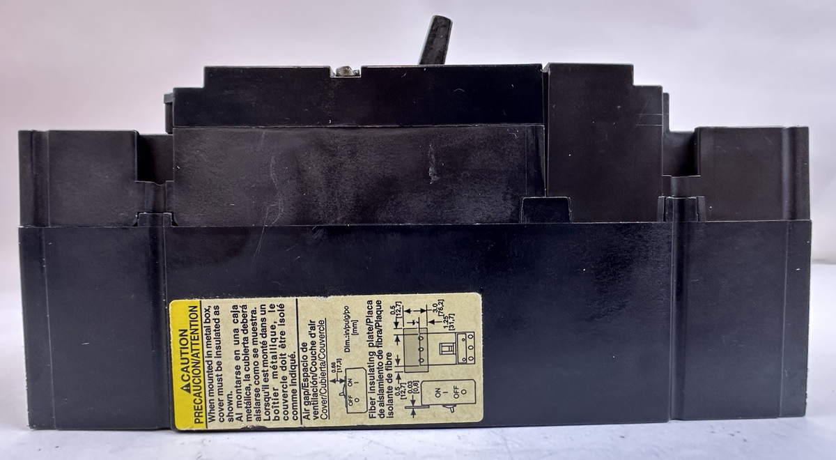 SQUARE D JGL36200C CIRCUIT BREAKER 200A 3P 600V 35kA POWERPACT J