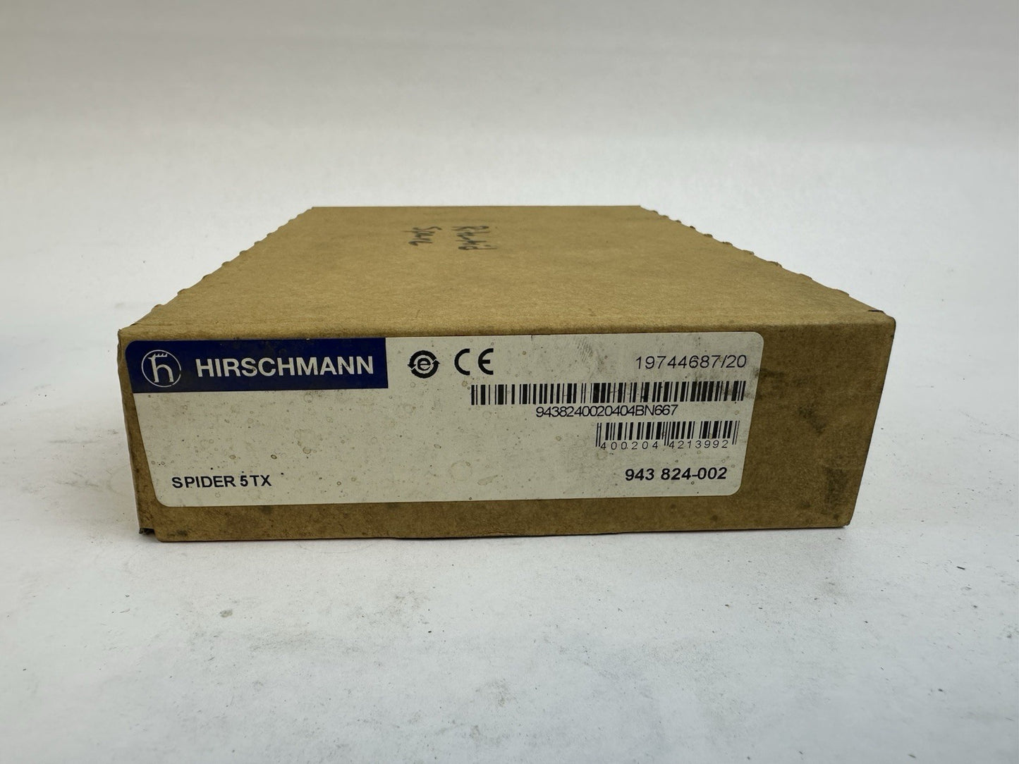 HIRSCHMANN SPIDER 5TX RAIL SWITCH 943824-002 INDUSTRIAL ETHERNET 5-PORT 24VDC