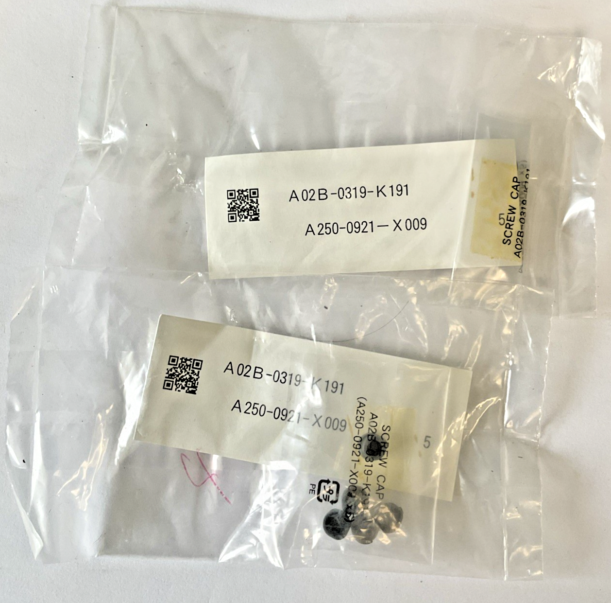 FANUC A02B-0319-K191 SCREW CAP A250-0921-X009 ***LOTOF2***