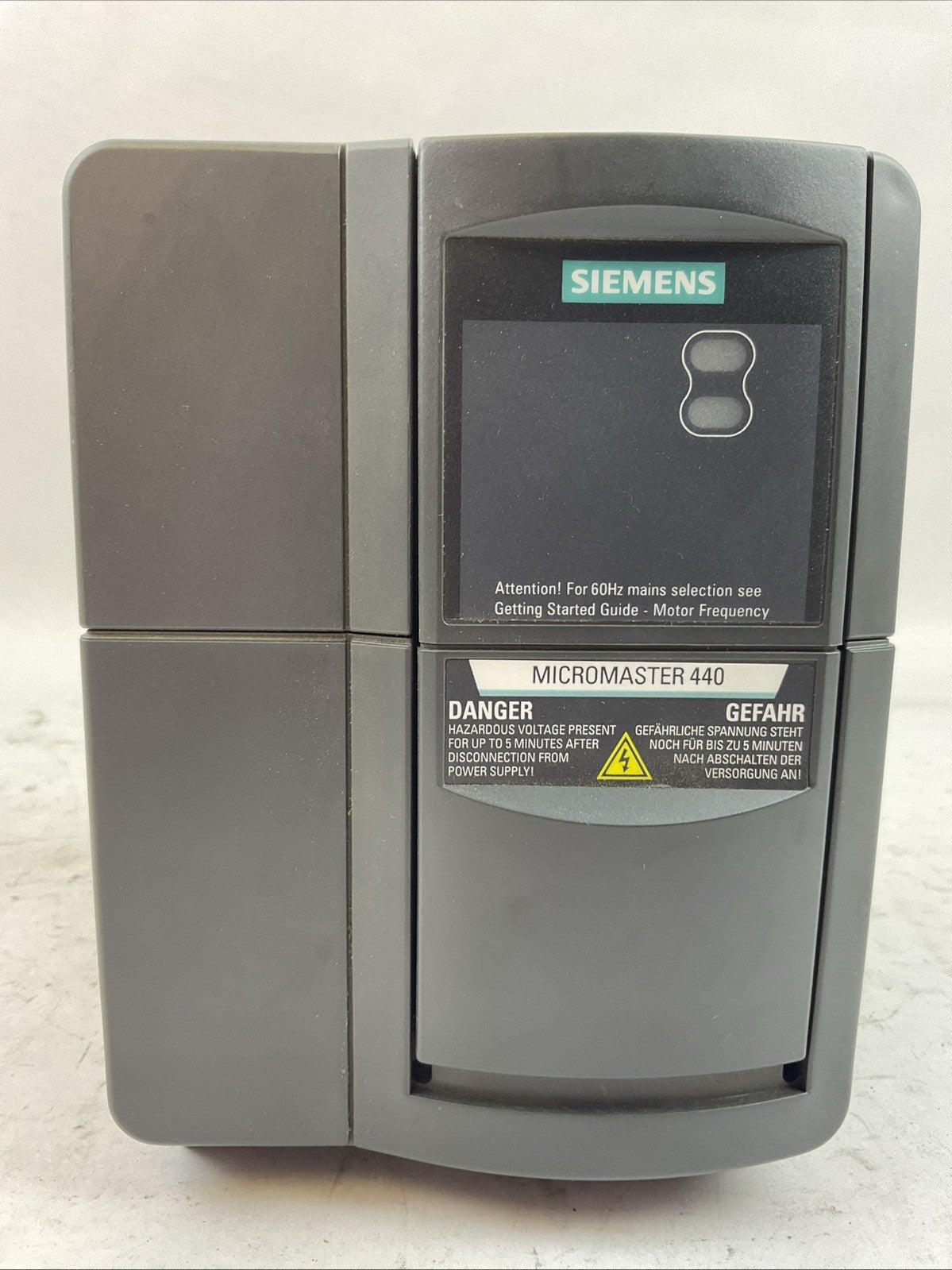 SIEMENS 1P 6SE6440-2UC21-5BA1 AC DRIVE MICROMASTER 440