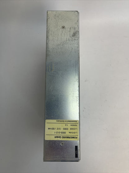 LAMBDA SIRIUS CSF350EQ 24 15.5/15.5G, 15.5/15.5G H99003 POWERWARE GmbH L-SYS-NR.