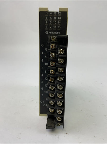 HITACHI POM-RH OUTPUT MODULE 33016133-6 (MISSING LOCKING TABS)