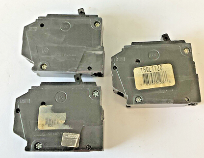 GENERAL ELECTRIC THQL1130 (2X), THQL1120 CIRCUIT BREAKER 120/240VAC**LOTOF3**
