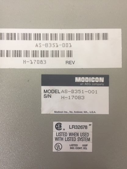 AEG MODICON AS-B351-001 INPUT MODULE 115VAC