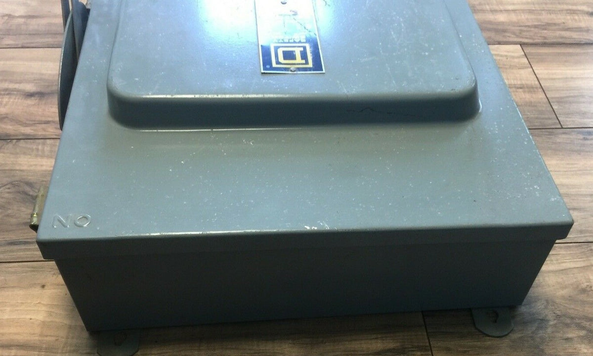 SQUARE D HU661RWK NON FUSIBLE SAFETY SWITCH SERIES E1 600VAC 30A 30HP 6 POLE