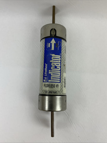 LITTELFUSE FLSR 250 ID INDICATOR FUSE 75-600VAC 300VDC 250A CLASS RK5 TIME DELAY