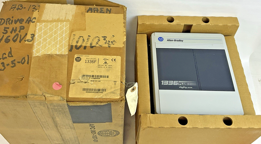 ALLEN BRADLEY 1336F-BRF50-AA-EN AC FREQ. DRIVE SER.B 460VAC 5HP 50/60HZ