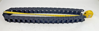 AMADA - C/P CABLE GUARD - 2-1/4"W X 1-1/4"H X 63" L - ARTICULATING CABLE GUARD
