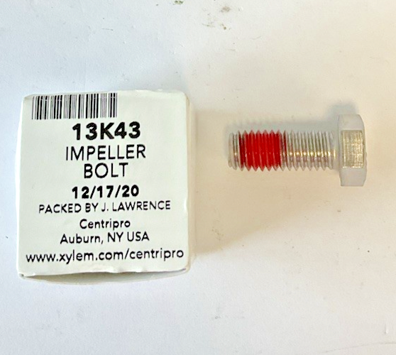 GOULDS 13K43 IMPELLER BOLT ***LOTOF2***