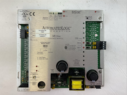 AUTOMATED LOGIC M220nx CONTROL MODULE 24VAC 50-60HZ 12VA 0.5A