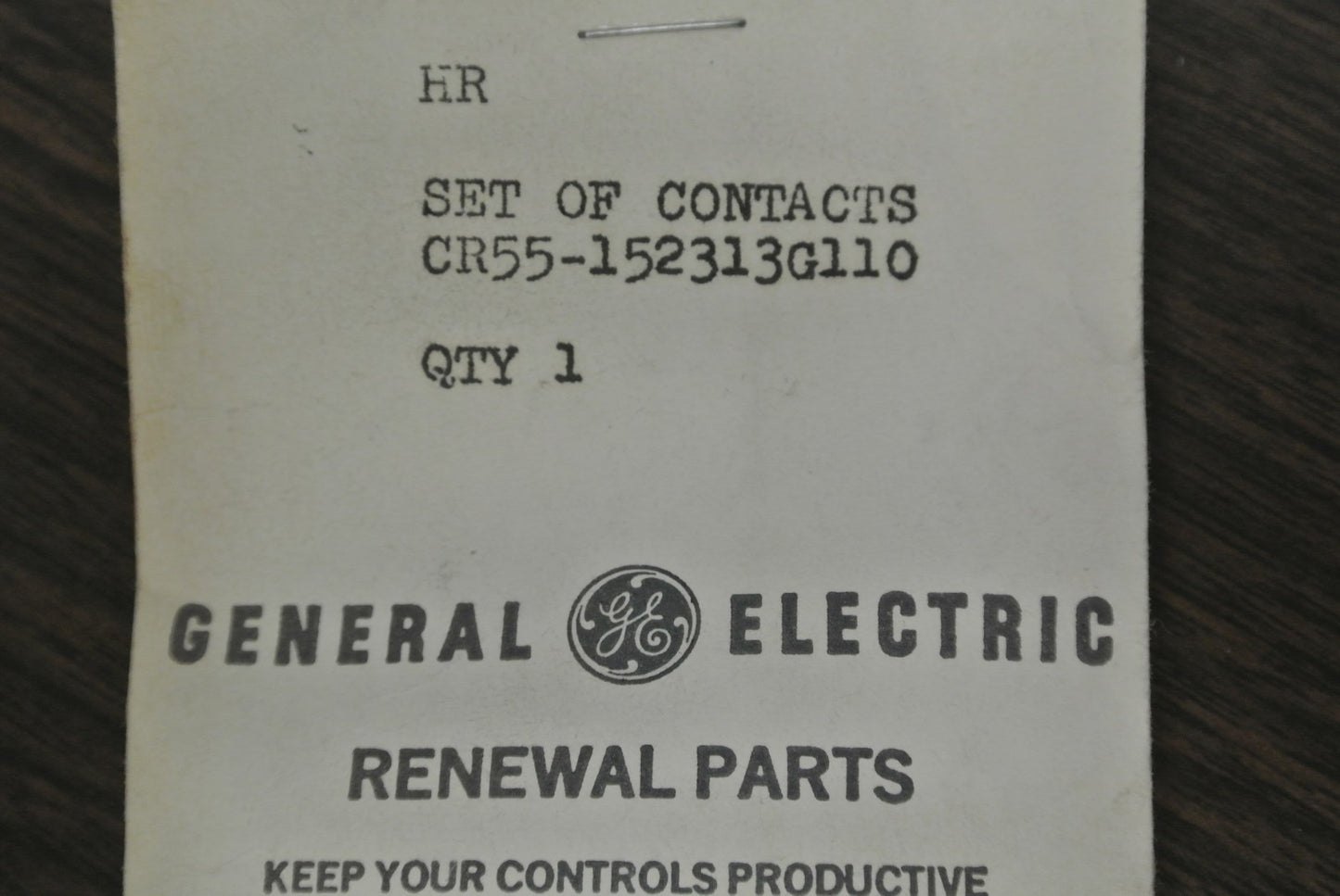 GENERAL ELECTRIC CR55-152313G110 CONTACT KIT / SET / NEW SURPLUS / 55-152313G110