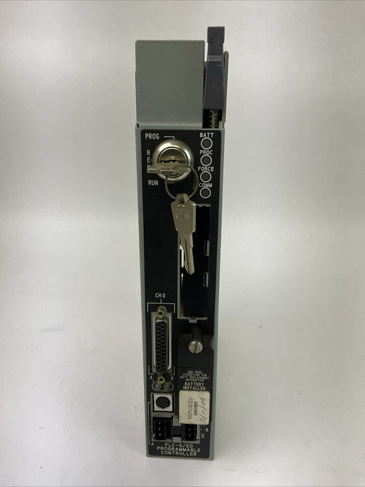 ALLEN BRADLEY 1785-L20B PLC-5/20 PROCESSOR MODULE SER C FIRMWARE REV C 2.3A@5VDC