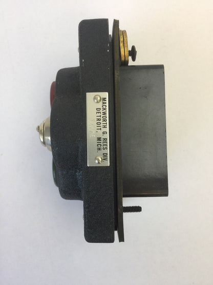 REES 1576 PUSHBUTTON SWITCH RED GREEN REPAIR CANCEL
