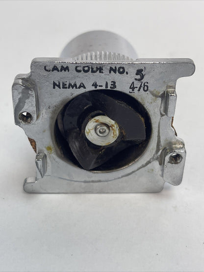 CUTLER HAMMER 10250T15254 SELECTOR SWITCH KEY OPER. 3 POS. MAIN. CAM 5