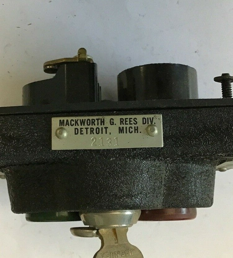 MACKWORTH REES 2131 KEYED PUSHBUTTON UP/DOWN