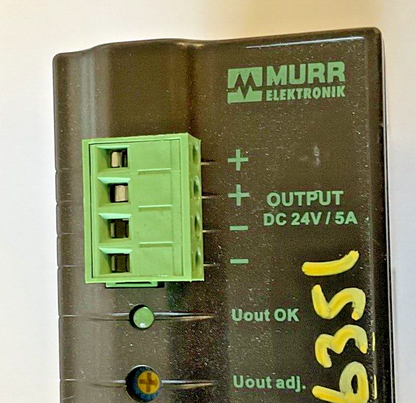 MURR ELEKTRONIK ECO-RAIL 5-100-240-24 SINGLE PHASE SWITCH MODE POWER SUPPLY 240V