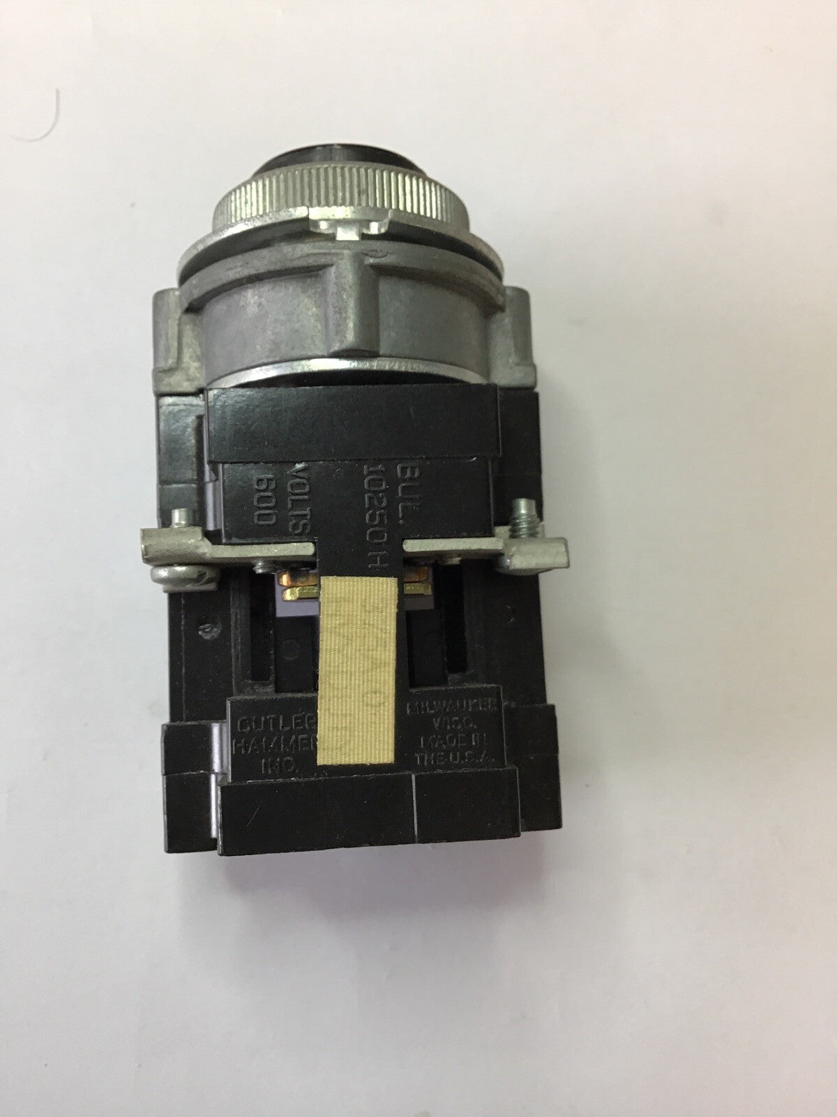 CUTLER HAMMER 10250H375A10 PUSH BUTTON ELEMENT BLACK 600V