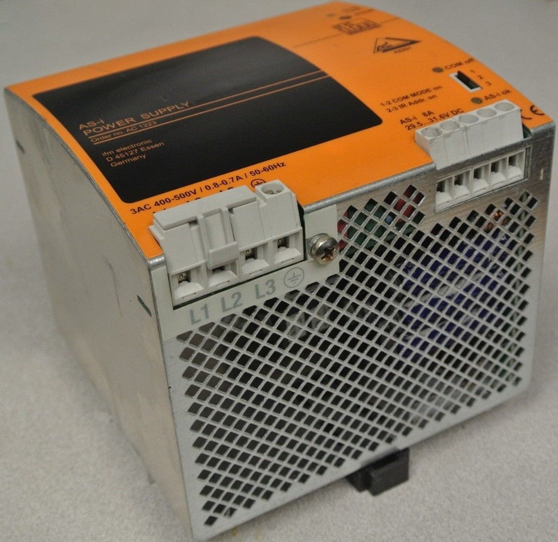 ifm AC1223 - POWER SUPPLY - OUTPUT = 30.5V 8A