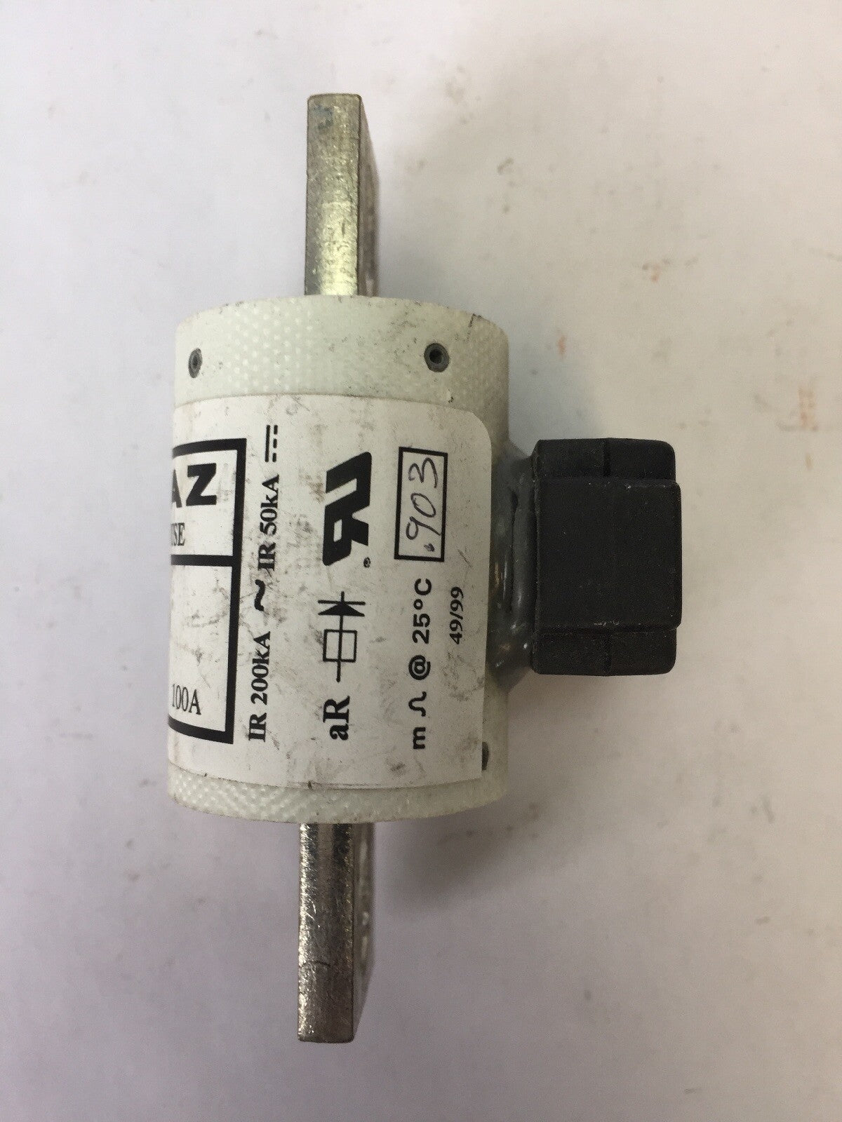 FERRAZ A025R100IL PROTISTOR FUSE 100AMP 250VAC