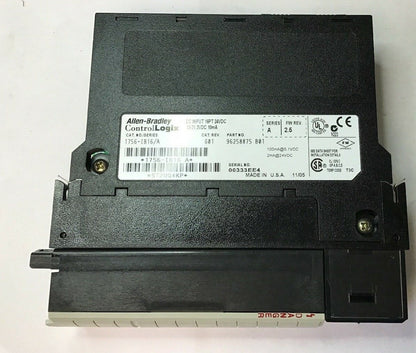 ALLEN BRADLEY 1756-IB16 SER.A INPUT MODULE FW2.5 24VDC CAT.REV.G01 ***LOTOF2***
