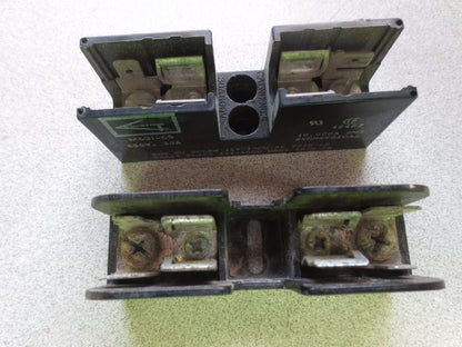 GOULD SHAWMUT 30311 & CONNECTRON M631-66 FUSE HOLDERS - 600V, 30A  - LOT of 17