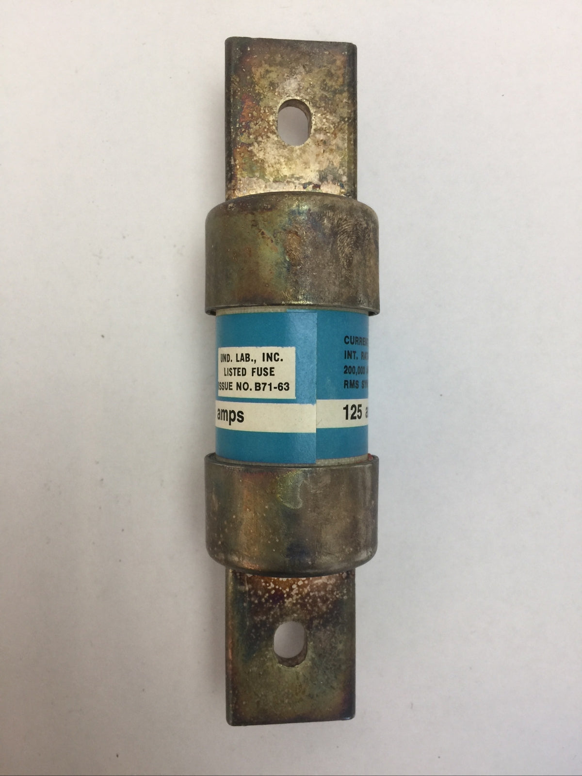 GE GF8B125 CLF FUSE 600VAC 125AMP CLASS J