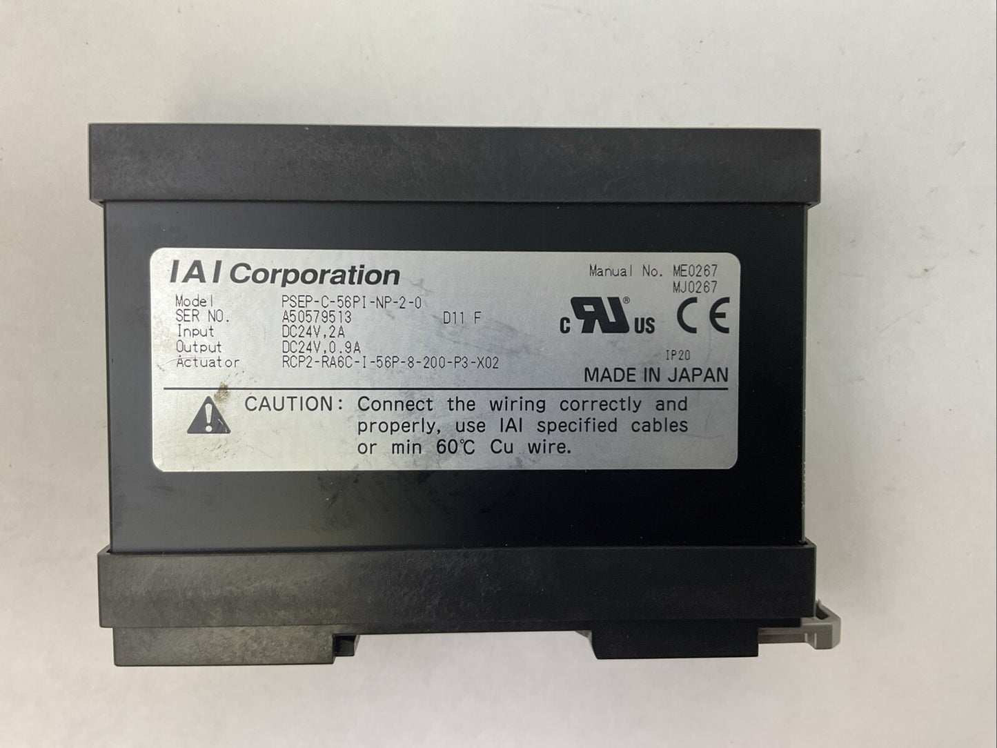 IAI CORPORATION PSEP-C-56PI-NP-2-0 POSITION CONTROLLER 24VDC