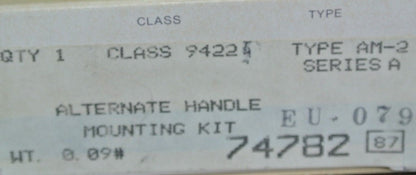 SQUARE D  9422 AM-2, Ser. A - ALTERNATE HANDLE MOUNTING KIT - NEW SURPLUS