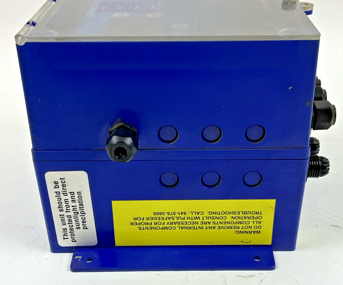 PULSAFEEDER MVECXXXPA-XXX-XXX FLOW METER 115/230V 8A 50/60HZ SFT VER.XXXC0009