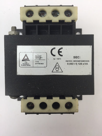 ALLEN BRADLEY 1497-A-BASX-0-N INDUSTRIAL CONTROL TRANSFORMWR 0.063 KVA 240/480V