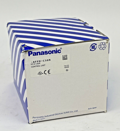 PANASONIC AFPX-C30R-CONTROL UNIT FP-X C30R / AFPX-COM5 -PROGAMMABLE CONTROL UNIT