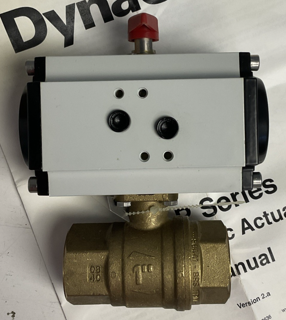 DYNAQUIP AP20DA PNEUMATIC BALL VALVE