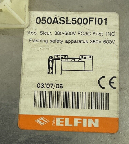 ELFIN 050ASL500FI01 3PHASE FLASING SAFETY DEVICE 380-600V 50/60HZ